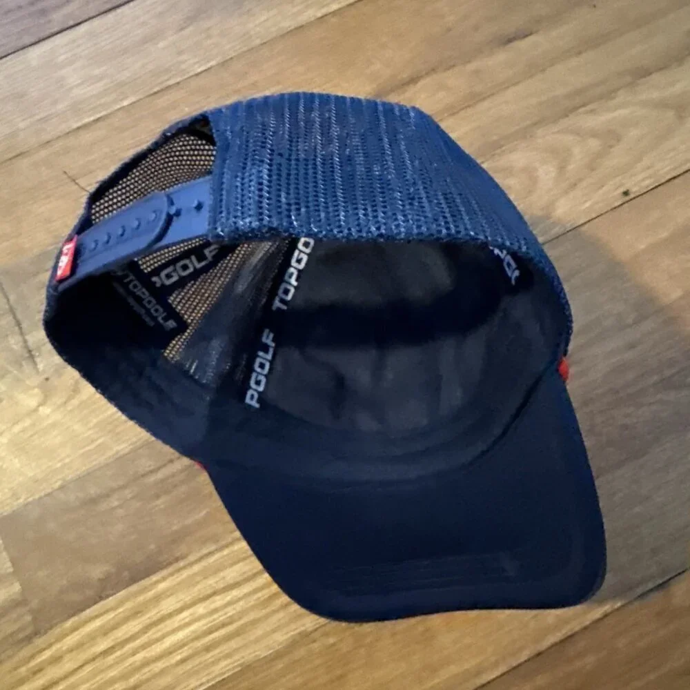 Catch Me At Top Golf Youth One Size Adjustable Mesh Snapback Hat Cap Trucker